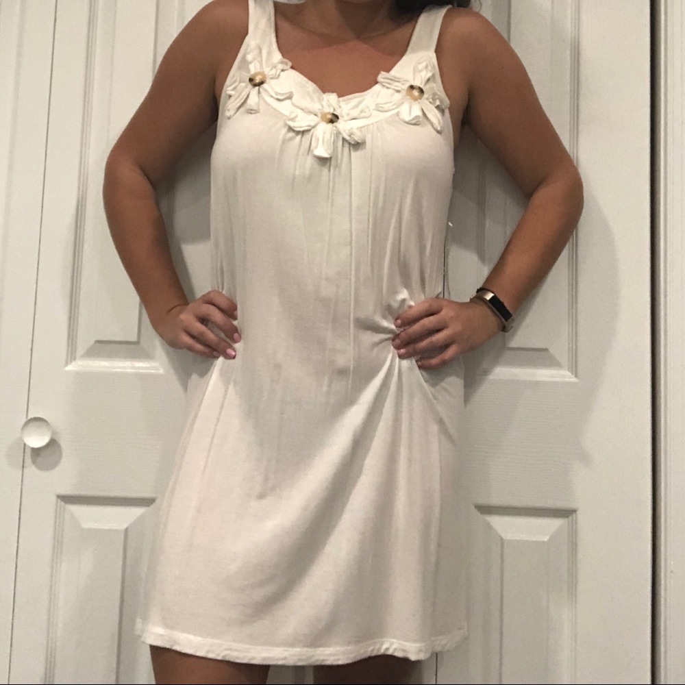 Play Size Cream Dress